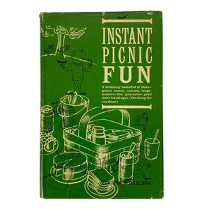 Instant Picnic Fun Book By Virginia Musselman 1967 Hardback With Dust Jacket